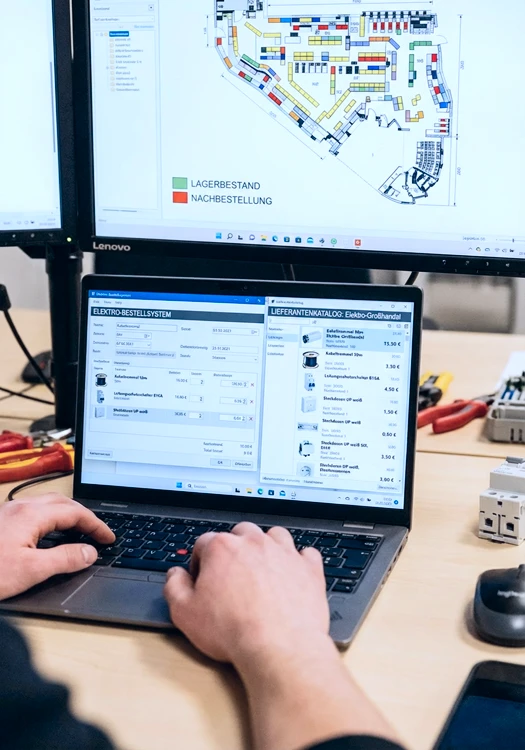 Unterstützung bei Materialdisposition und Einkauf 