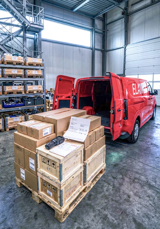 Kommissionierung und Zusammenstellung von Material